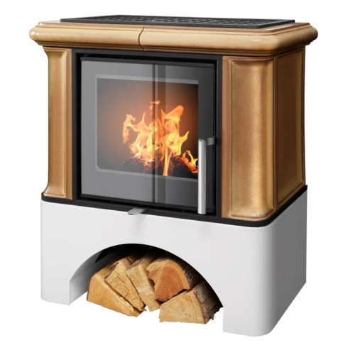 Kachlová kamna ABX Ikaria exklusive Tabakbraun